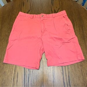 Vineyard Vines Breaker Shorts Men’s Size 36 Pink Flat Front Chino Beach Preppy
